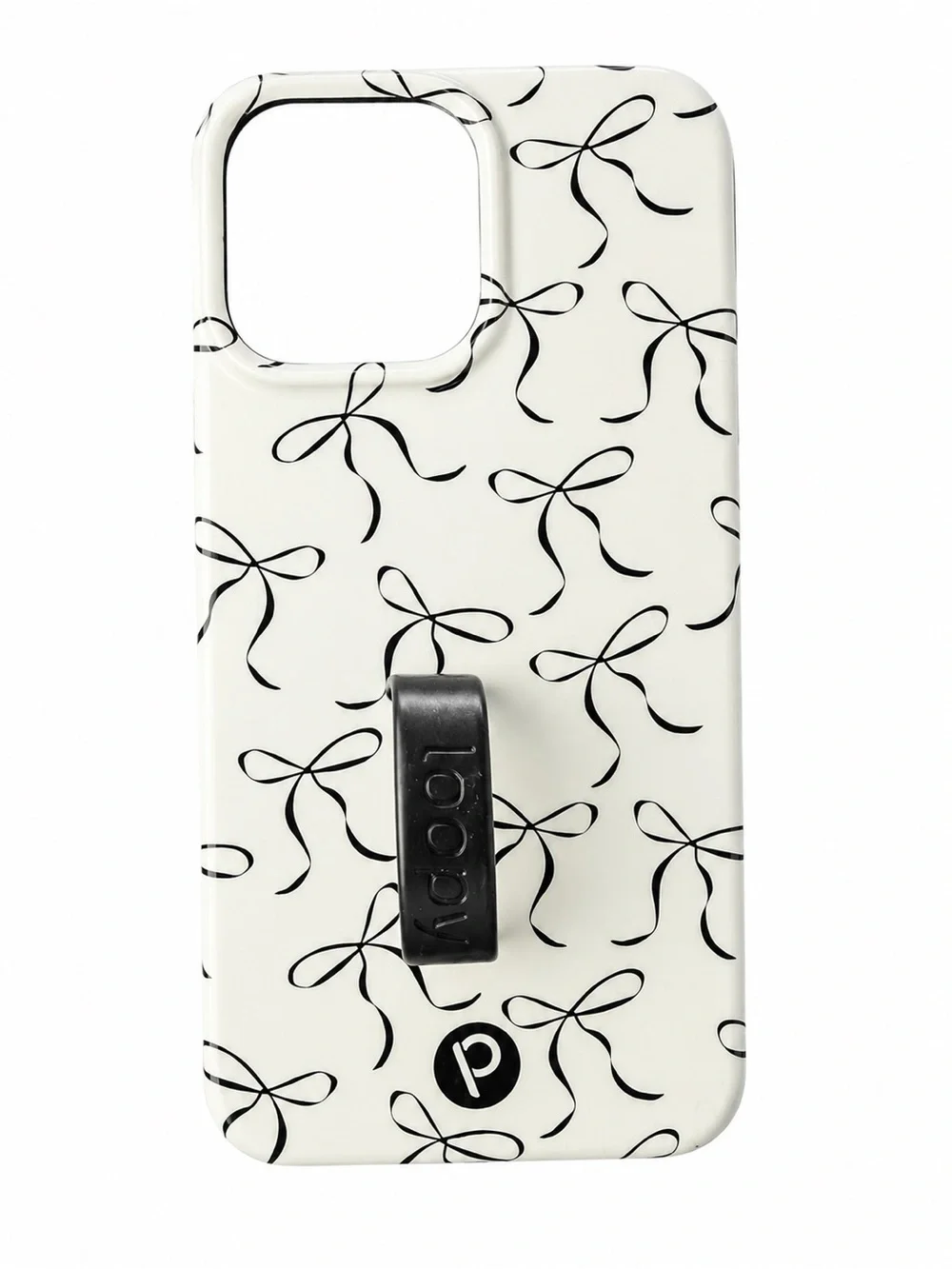 Loopy Black Bows Case for iPhone 15 Pro Max 🎀